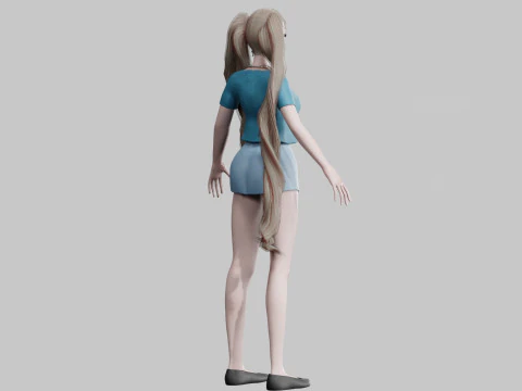 Cool Basic Woman V33261 3D Model