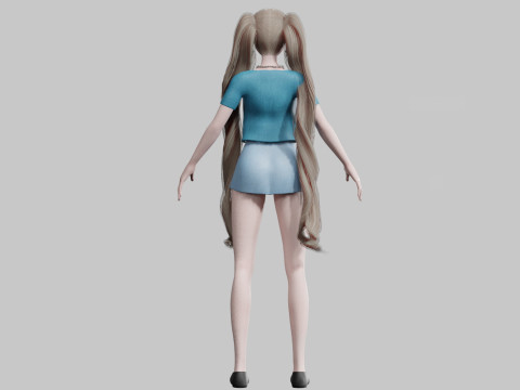 Cool Basic Woman V33261 Modèle 3D