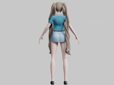 Cool Basic Woman V33261 3D Model