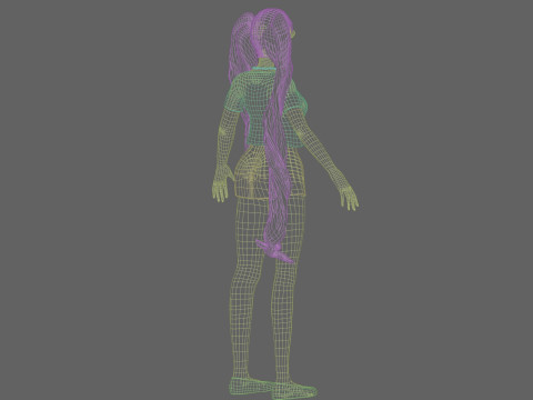 Cool Basic Woman V33261 Modèle 3D