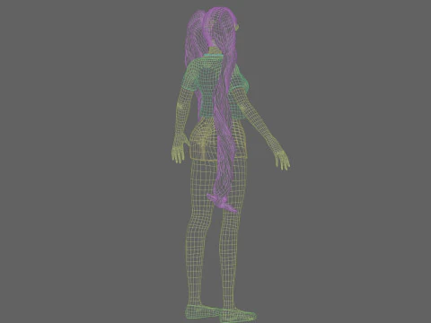 Cool Basic Woman V33261 3D Model