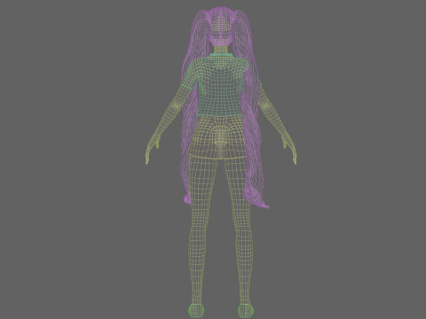 Cool Basic Woman V33261 Modèle 3D