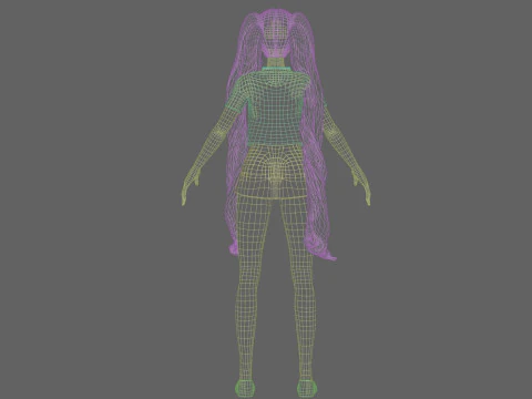 Cool Basic Woman V33261 3D Model