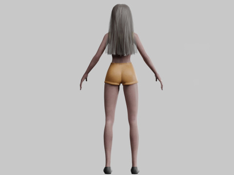 Cute Cartoon woman V26276 3D 모델
