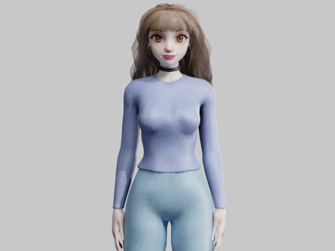 Pretty Standard Woman V36504 3Dモデル