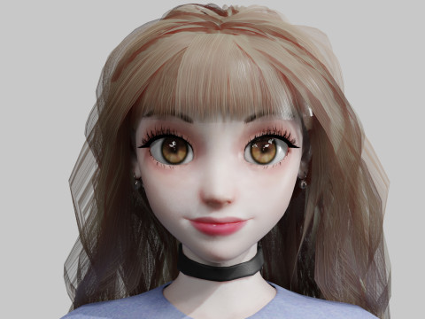 Pretty Standard Woman V36504 3Dモデル