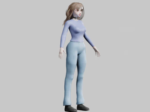 Pretty Standard Woman V36504 3D Model