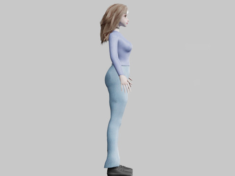 Pretty Standard Woman V36504 3Dモデル
