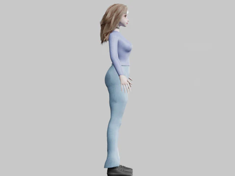 Pretty Standard Woman V36504 3D Model