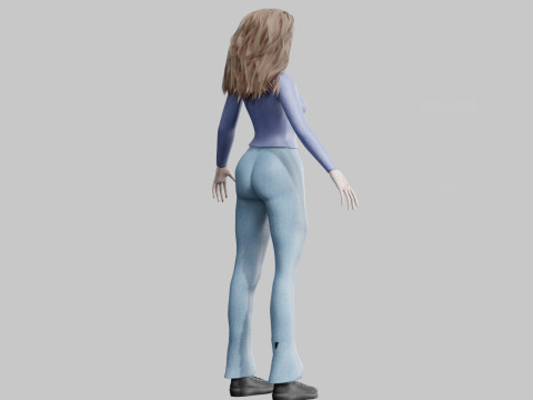 Pretty Standard Woman V36504 3Dモデル