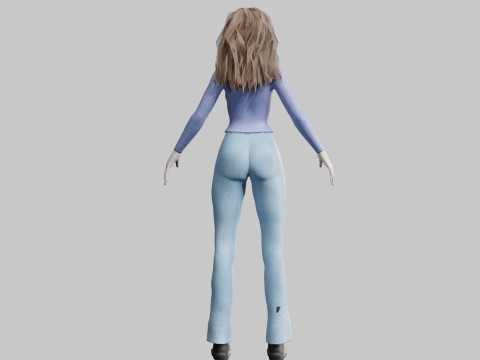 Pretty Standard Woman V36504 3Dモデル