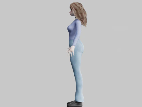 Pretty Standard Woman V36504 3D Model