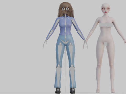 Pretty Standard Woman V36504 3Dモデル