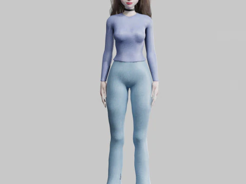 Pretty Standard Woman V36504 3D Model