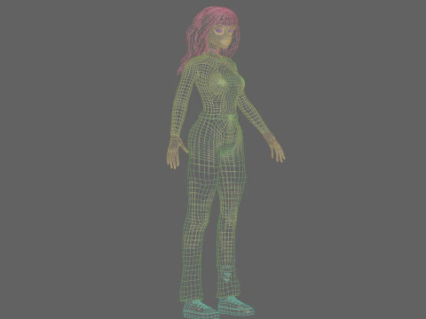 Pretty Standard Woman V36504 3D Model
