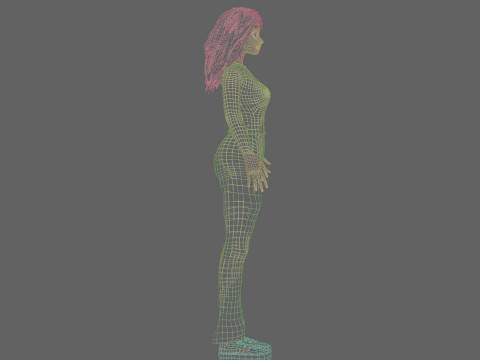 Pretty Standard Woman V36504 3Dモデル