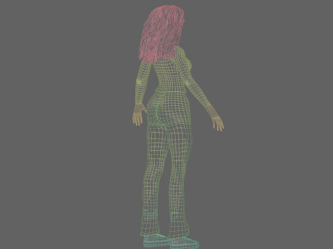 Pretty Standard Woman V36504 3Dモデル