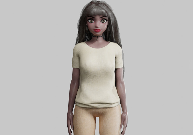 Standard Basic Woman V37801 3D मॉडल .c4d .max .obj .3ds .fbx .stl .blend
