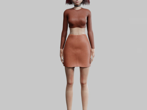 Stylized Pretty Woman V31613 Modello 3D