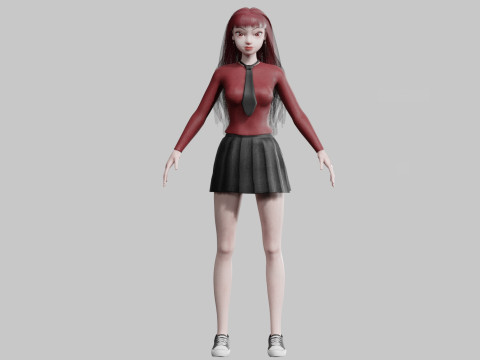 Sweet Basic Woman V32805 3Dモデル