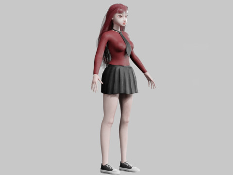 Sweet Basic Woman V32805 3Dモデル