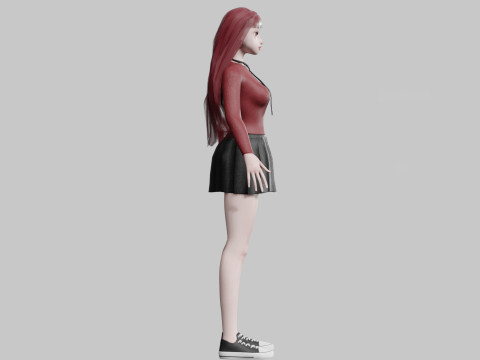 Sweet Basic Woman V32805 3Dモデル