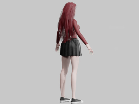 Sweet Basic Woman V32805 3Dモデル