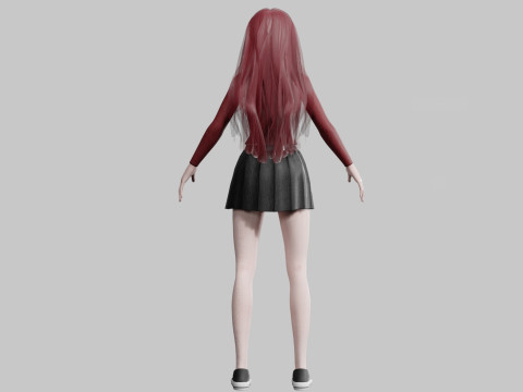 Sweet Basic Woman V32805 3Dモデル