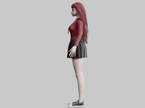 Sweet Basic Woman V32805 3Dモデル