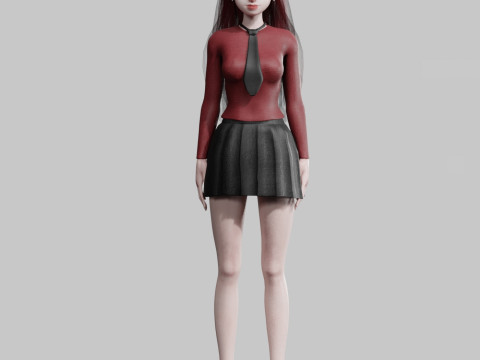 Sweet Basic Woman V32805 3Dモデル