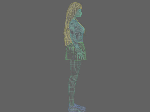Sweet Basic Woman V32805 3Dモデル