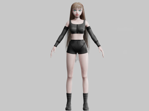 Teen Pretty Woman V35542 Modelo 3D