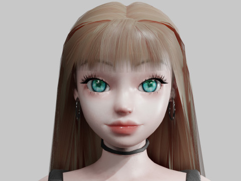Teen Pretty Woman V35542 Modelo 3D