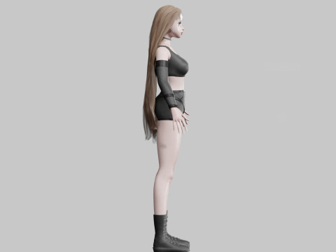 Teen Pretty Woman V35542 Modelo 3D