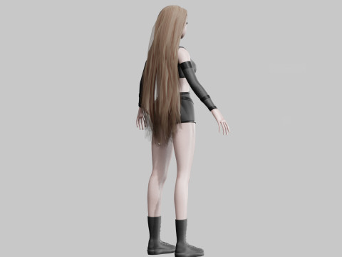 Teen Pretty Woman V35542 Modelo 3D