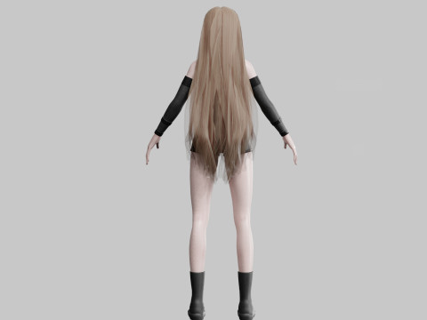 Teen Pretty Woman V35542 Modelo 3D
