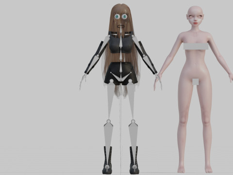 Teen Pretty Woman V35542 Modelo 3D