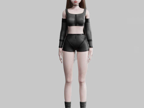 Teen Pretty Woman V35542 Modelo 3D
