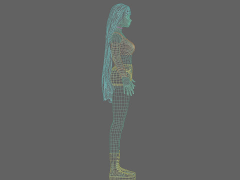 Teen Pretty Woman V35542 Modelo 3D