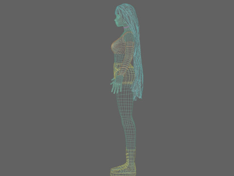 Teen Pretty Woman V35542 Modelo 3D