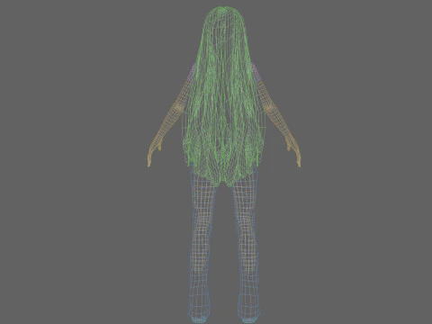 Young Pretty Woman V31777 3D Model