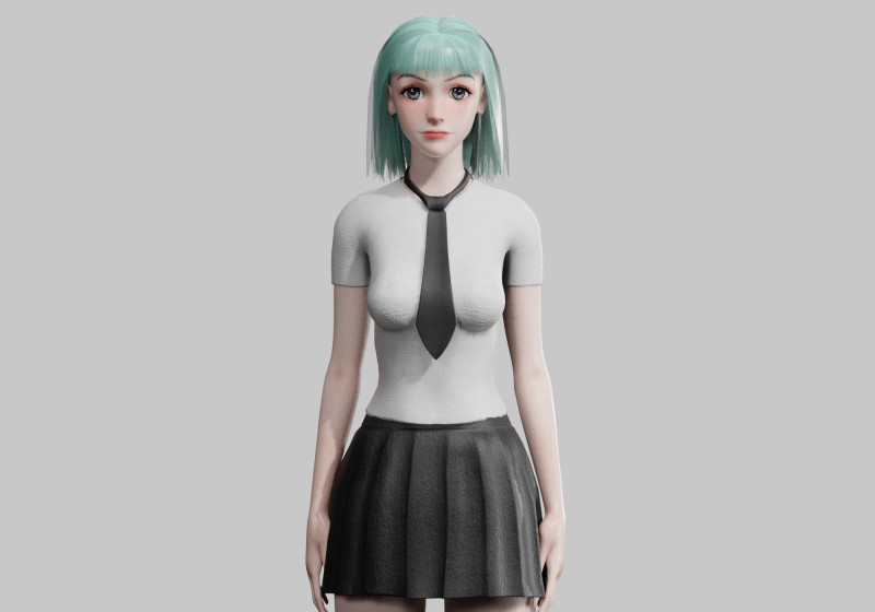 Basic classic woman V27857 3D Модель .c4d .max .obj .3ds .fbx .stl .blend
