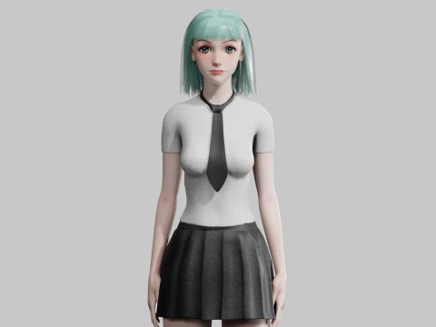 Podstawowa klasyczna kobieta V27857 Model 3D