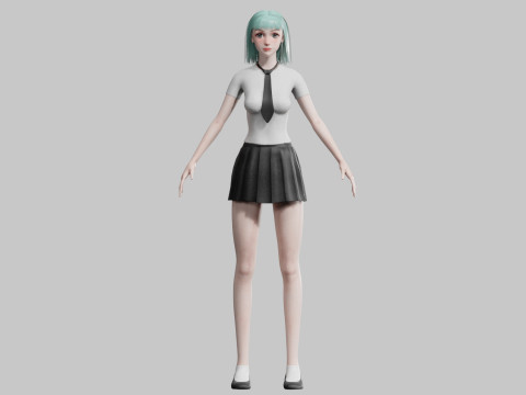 Basic classic woman V27857 3D Модель
