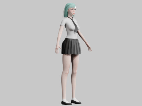 Basic classic woman V27857 3D Модель