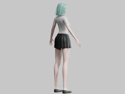 Basic classic woman V27857 3D Модель