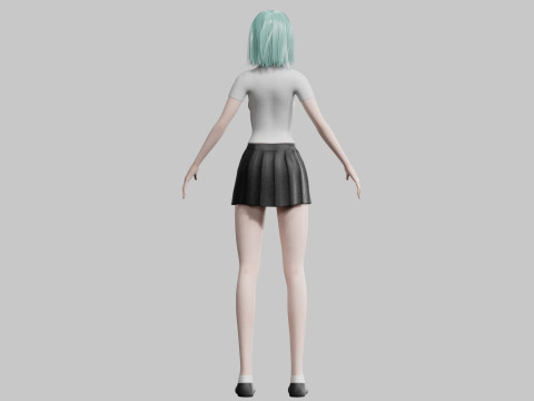 Basic classic woman V27857 3D Модель