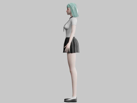 Basic classic woman V27857 3D Model