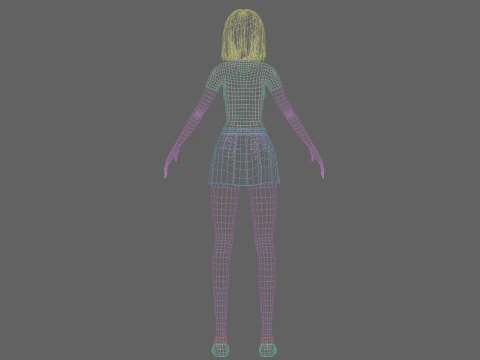 Basic classic woman V27857 3D Model