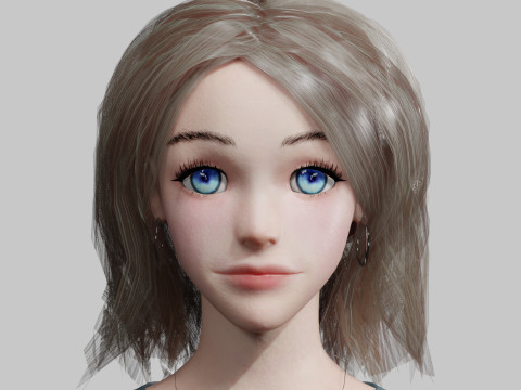Basic cool woman V30614 Modello 3D